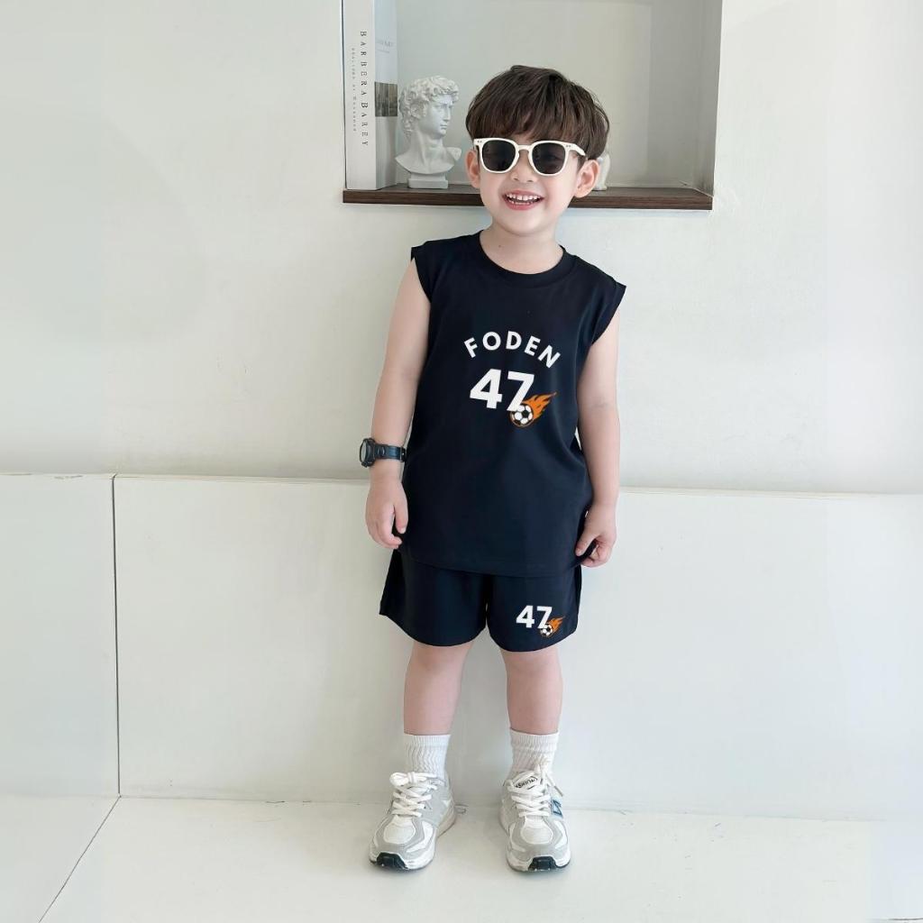 [XẢ KHO BỘ BA LỖ] Bộ ba lỗ cho bé trai nhiều mẫu lẻ size từ 15-40kg - Quần áo bé trai - Loza Kids XABL01_thumbnail_33