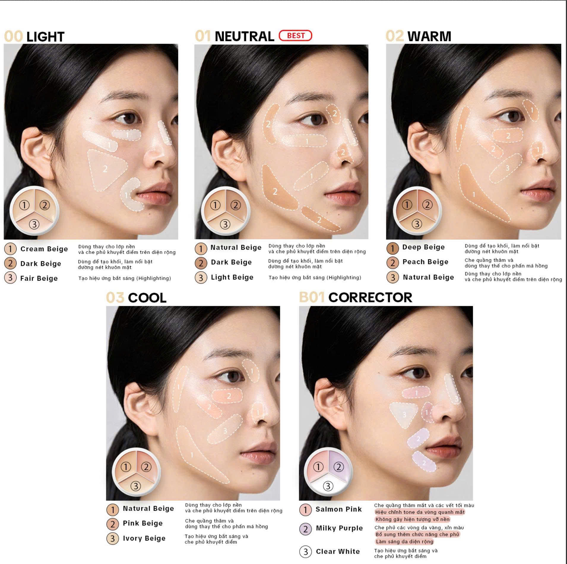 Bảng Che Khuyết Điểm TFIT Cover Up Pro Concealer (15g)_thumbnail_2