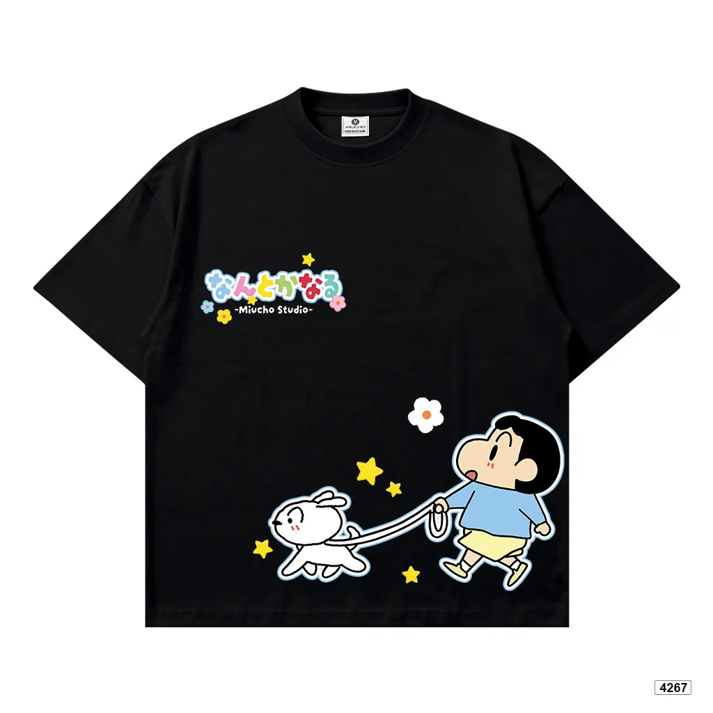 Áo thun form boxy hoạt hình Shinn Miucho 4267_thumbnail_0