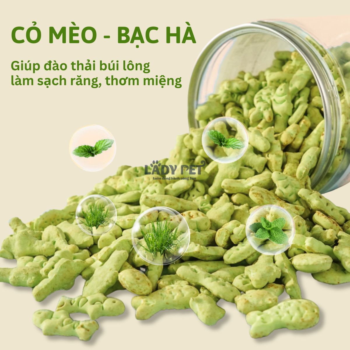 Bánh Cá Catnip Tiêu Búi Lông Cho Mèo_thumbnail_5