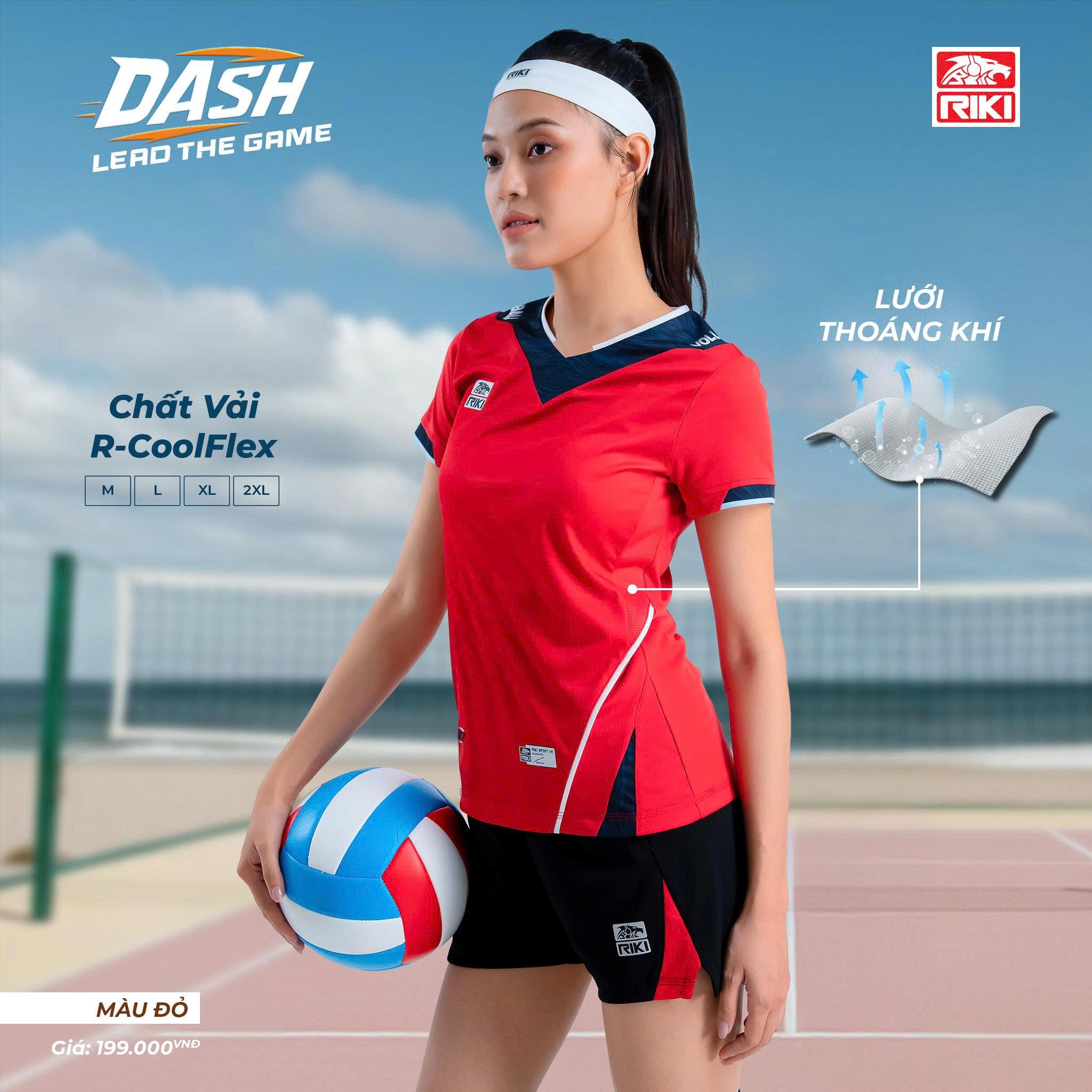 Quần Áo Bóng Chuyền Có Túi Riki DASH Thun Mè R-Coolflex Thoáng Khí Thể Thao Đương Đại_thumbnail_7