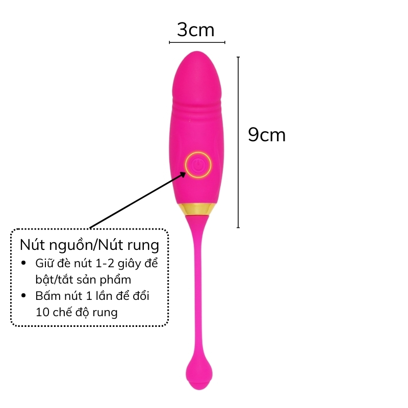 Trứng Rung Hình Dương Vật Roseo B70_thumbnail_4