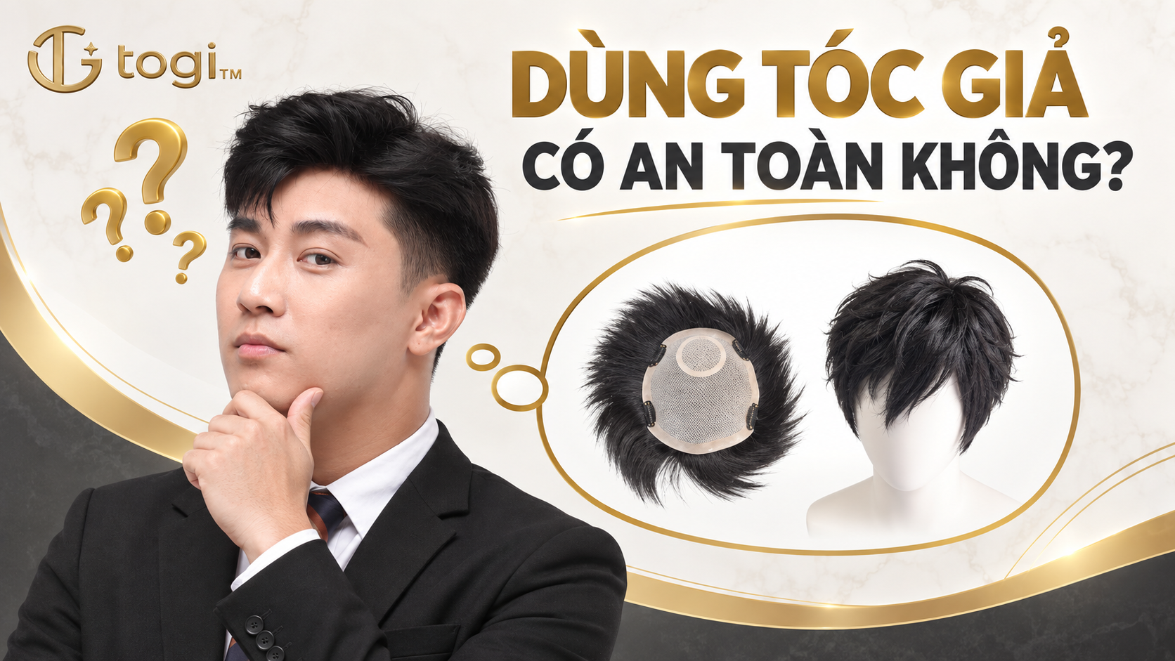 Tóc Giả Nam Có An Toàn Không? Cách Dùng Đúng Cho Da Đầu