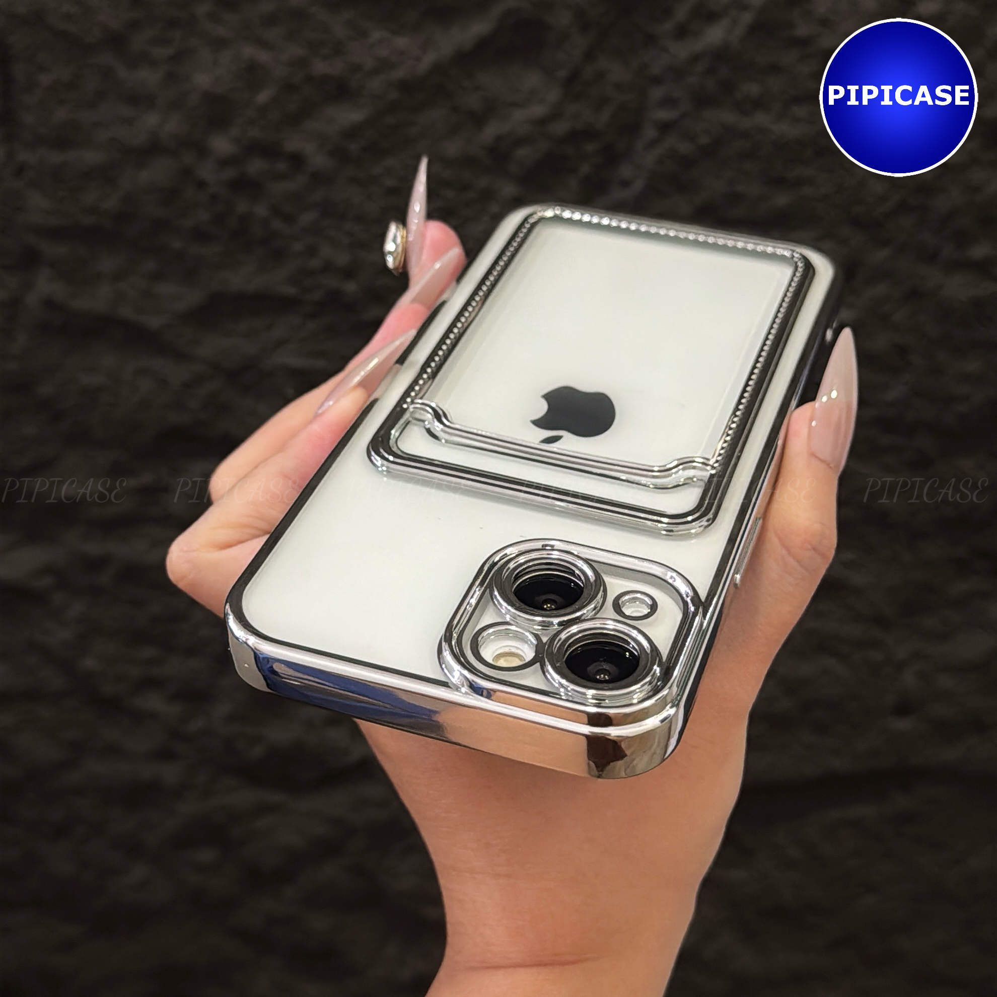 Ốp Lưng iPhone 14 - Ốp Thẻ - Bạc_thumbnail_6