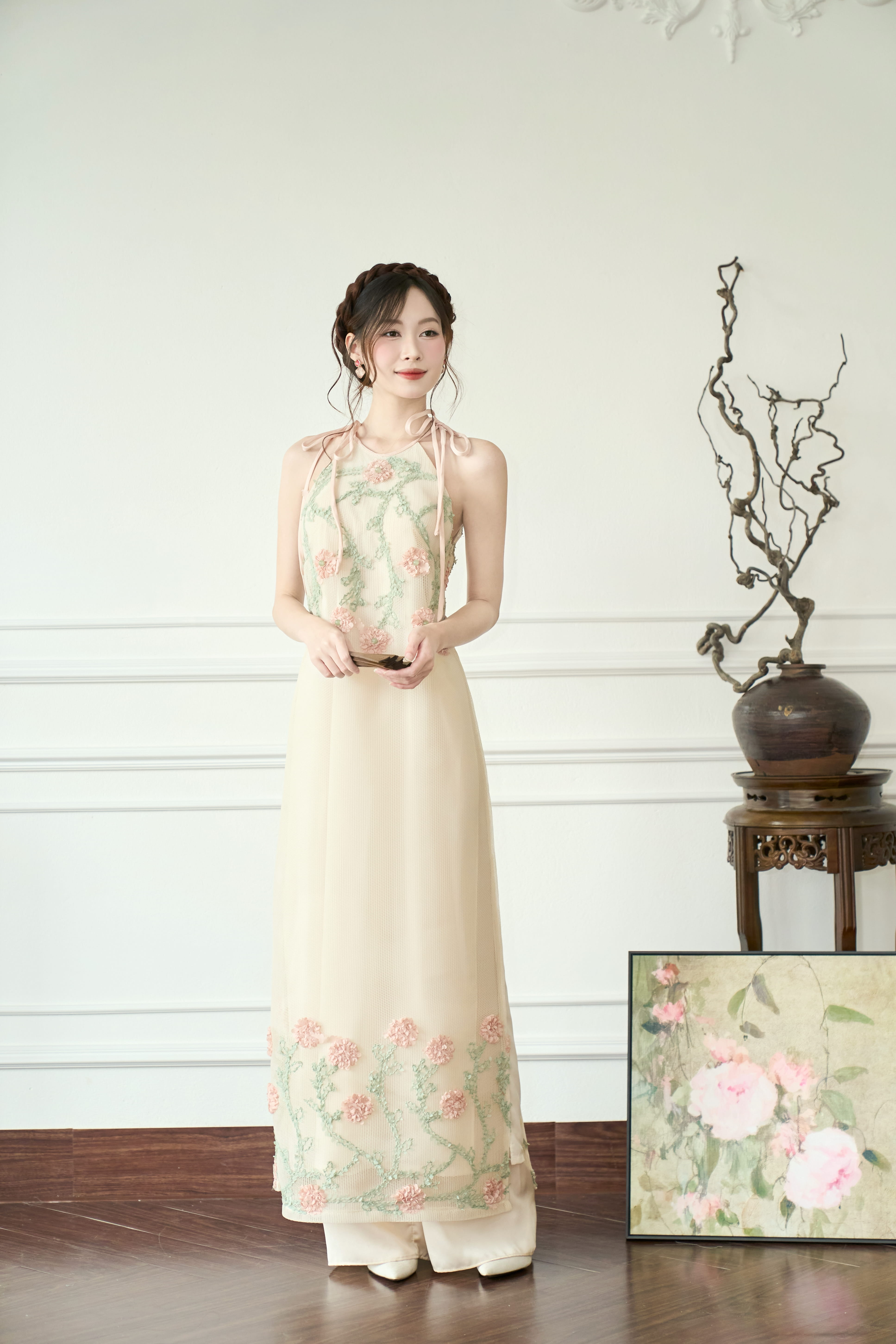 Áo dài Bạch Hoa Vi