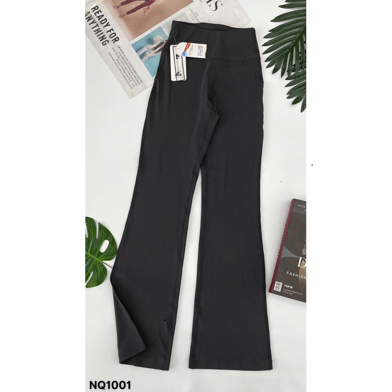Yumii Sportswear Quần Dài Thể Thao Tập Gym Yoga Nữ Ống Loe Dáng Ôm Body Vải Thun Lạnh Co Giãn Thoáng Mát Thấm Hút Mồ Hôi_thumbnail_2