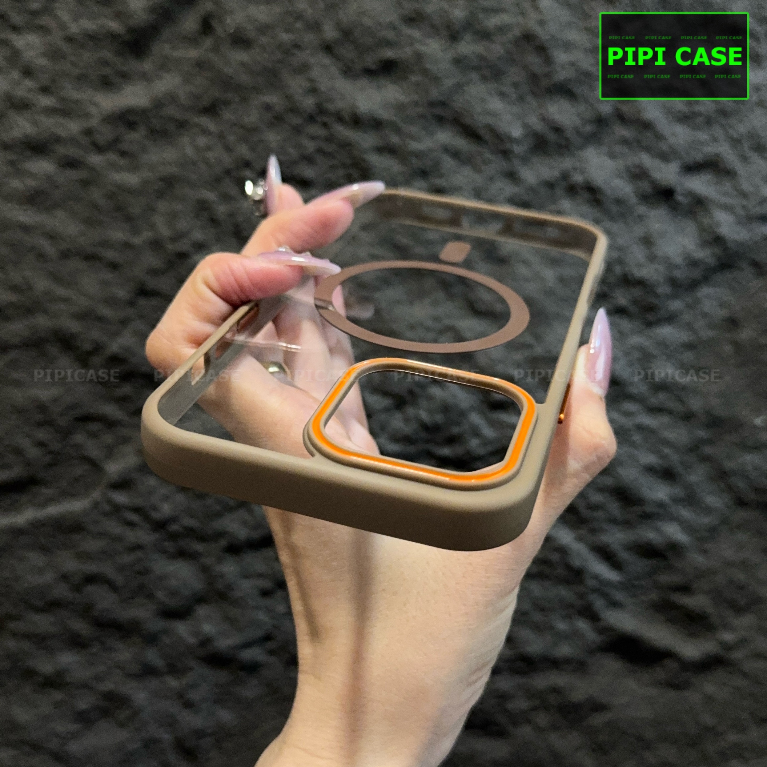 Ốp Lưng iPhone 16 Pro - KM Color - Nâu_thumbnail_2