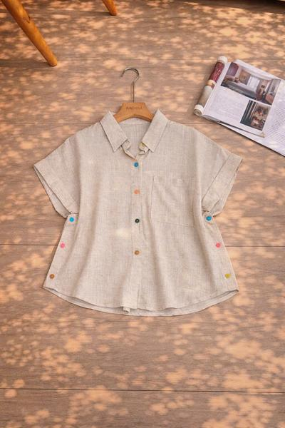 Áo sơ mi linen phối nút nhiều màu_thumbnail_3