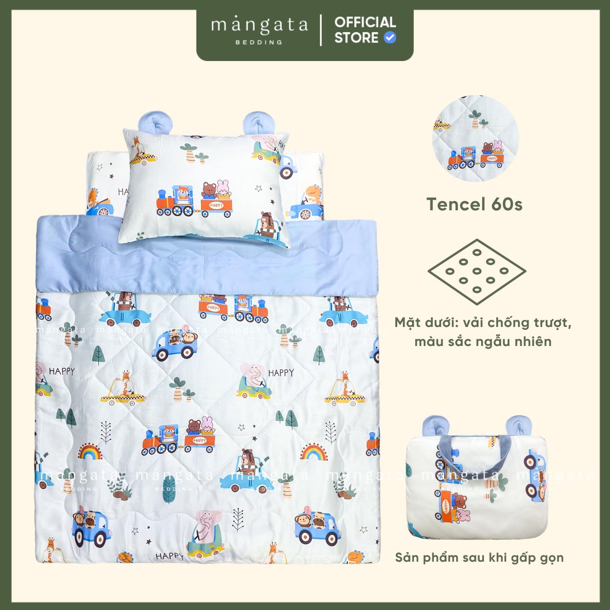 Mẫu Ô tô sở thú - Bộ chăn gối gấp gọn đi học_thumbnail_1
