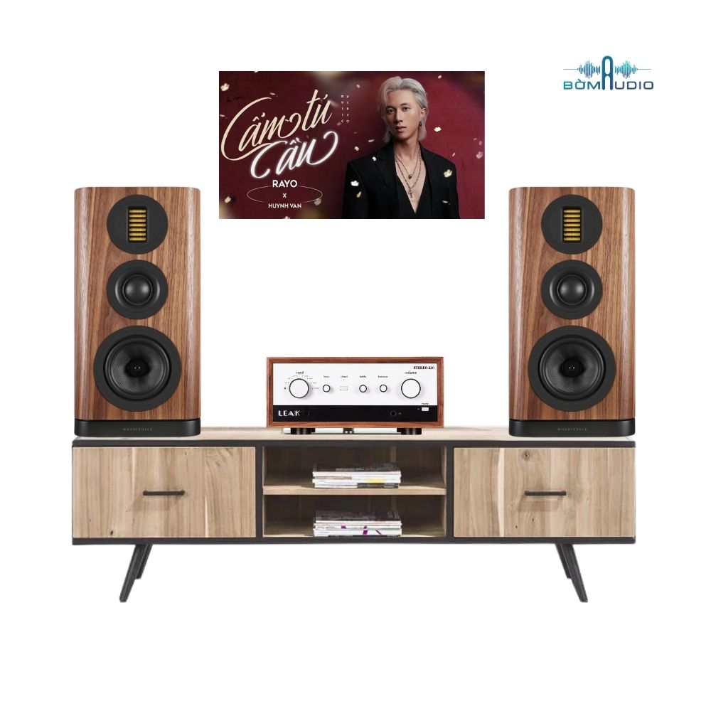 Combo Amply LEAK STEREO 230 + Loa Bookshelf WHARFEDALE EVO 5.2 - LEW2