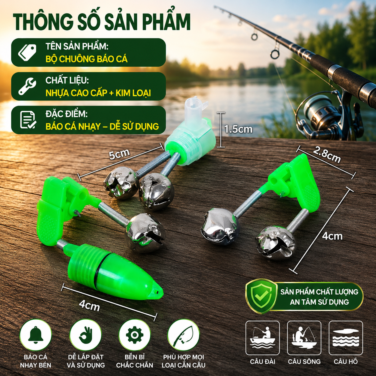 Chuông Đèn Kẹp Đầu Cần Xanh_thumbnail_2