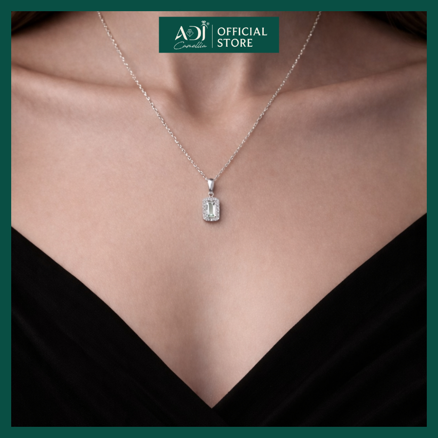 Bộ Trang Sức Bạc 925 ADJ CICILIA Cao Cấp - Quà Tặng Ý Nghĩa Gồm Dây Chuyền, Nhẫn, Bông Tai Đính Đá Sang Trọng [TẶNG HỘP_thumbnail_4