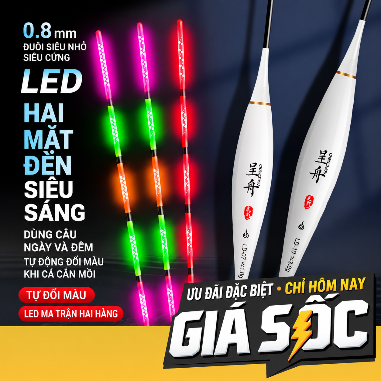 Phao Điện OLED Tăm Nhỏ Bạch Mã CR325