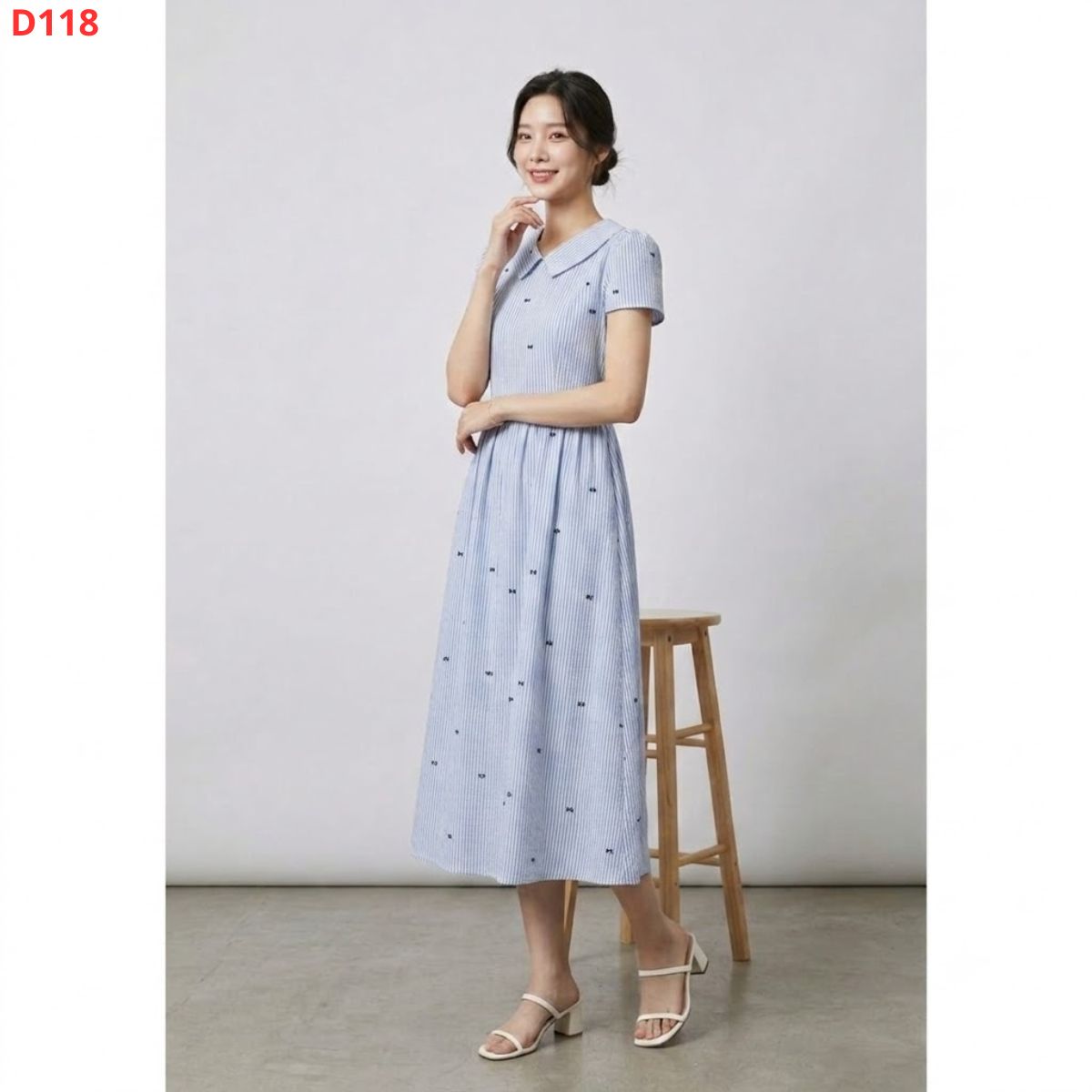 D118 - Đầm sọc nơ_thumbnail_2