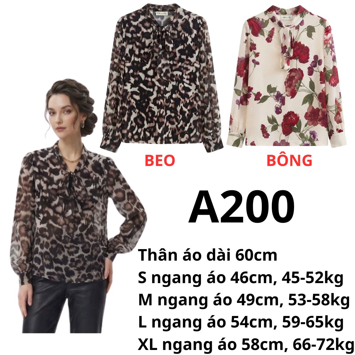 A200- Áo kiểu