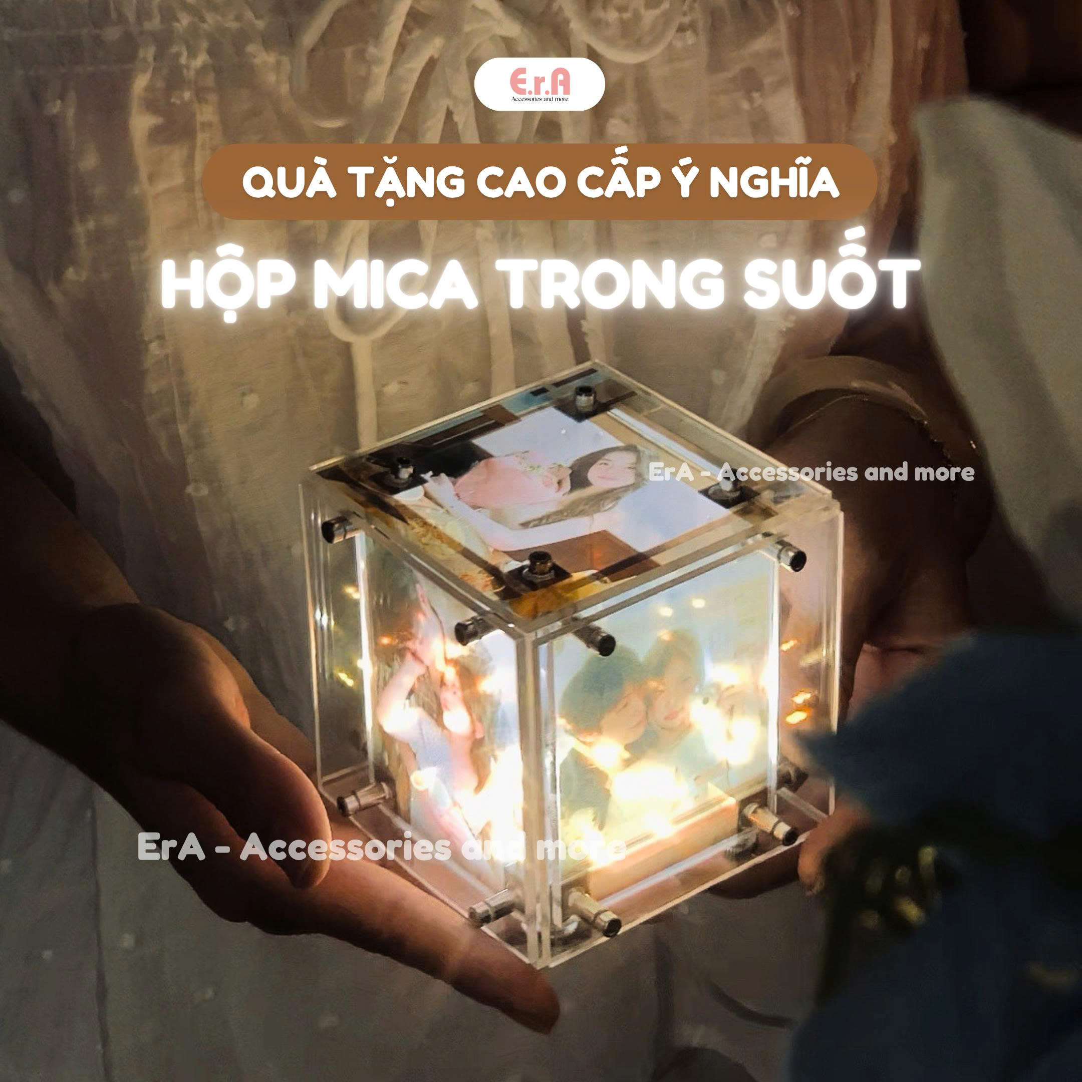 Đèn Khối Rubik In Ảnh Custom