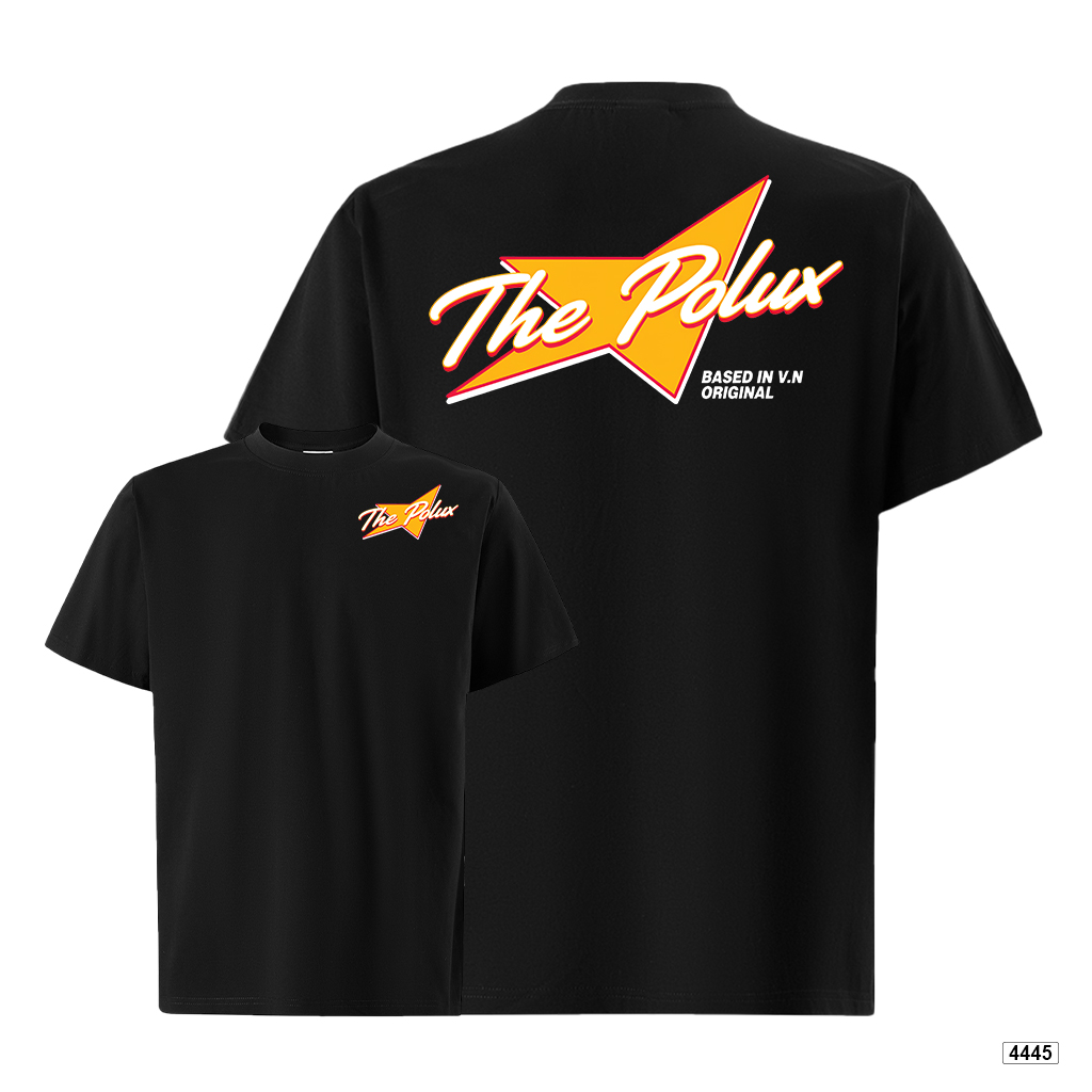 Áo thun nam form rộng logo sao đường phố Polux 4445_thumbnail_11