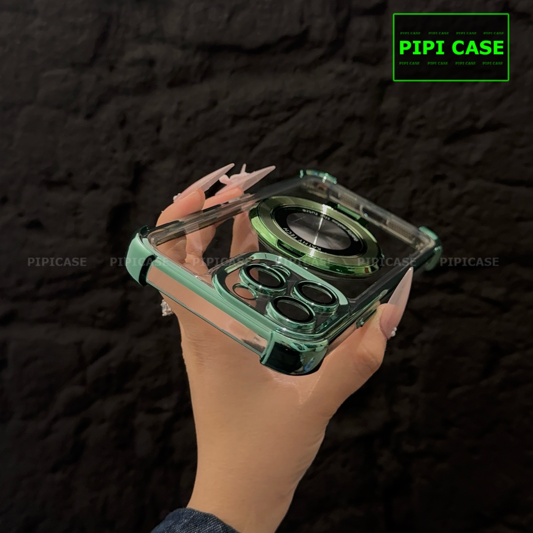 Ốp Lưng iPhone 15 Pro - Ven - Xanh lá_thumbnail_2