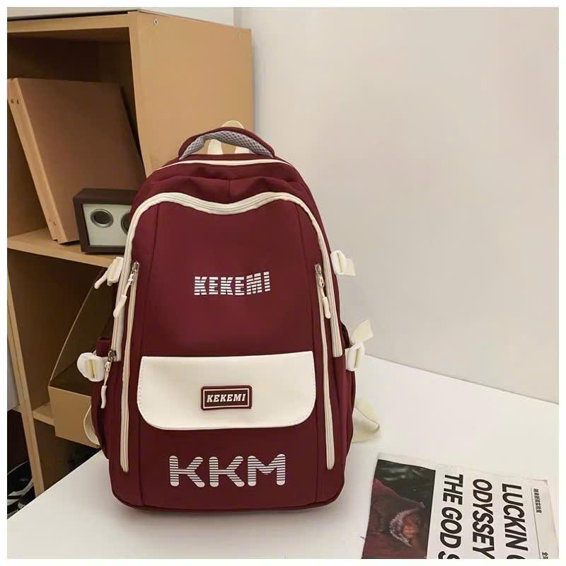 (Không Kèm Móc) Balo Học Sinh Sinh Viên Chống Nước Nhiều Ngăn Thời Trang Hàn Quốc Unisex Cunbag BL058_thumbnail_4