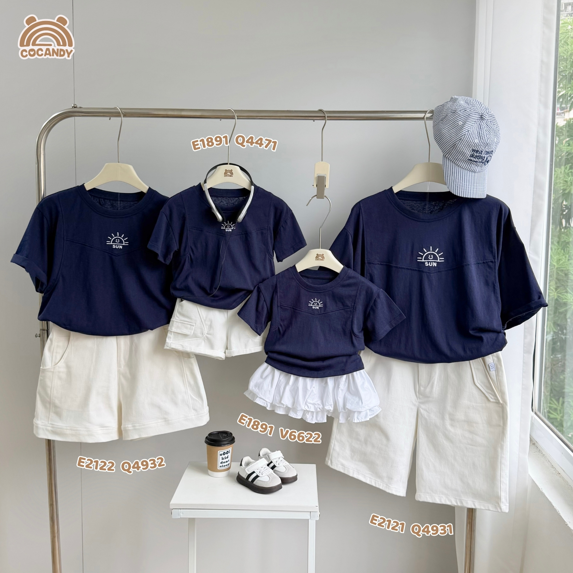 Áo cộc cotton XANH THAN mặt trời_thumbnail_1