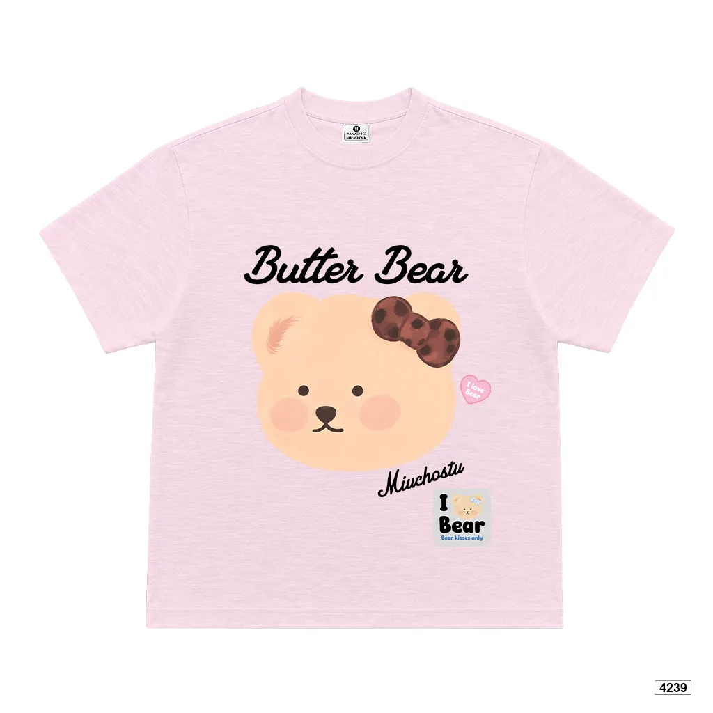Áo thun nữ form boxy chất vải xước Butter Bear Miucho 4239_thumbnail_9