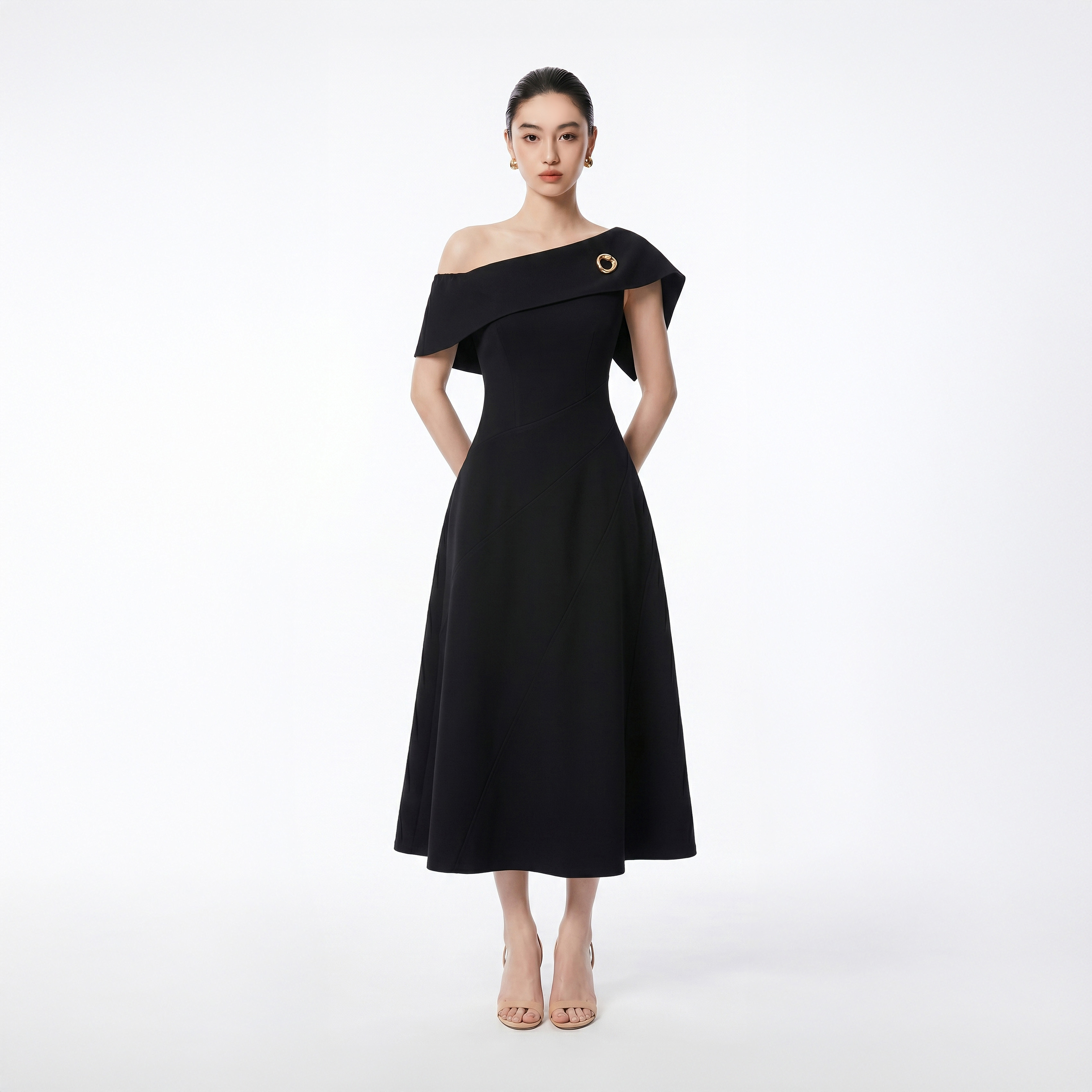BLACK ESTHER DRESS