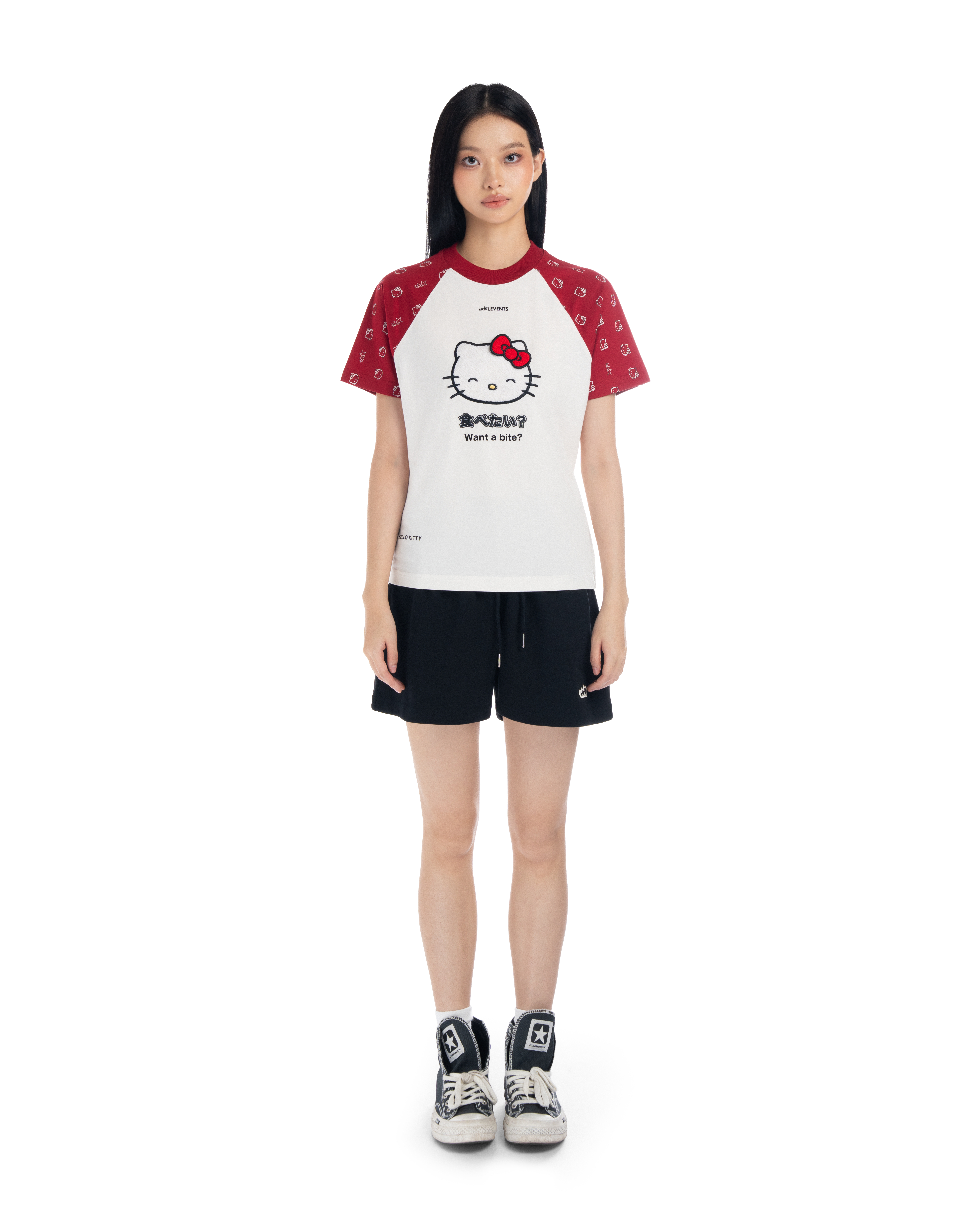 Levents® x Hello Kitty | Joy Icon Lightweight Raglan Regular Tee
