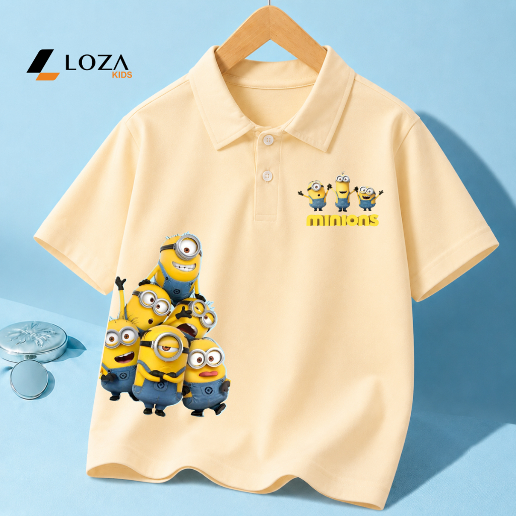 Áo polo bé trai hình Minion - Loza Kids PL3670_thumbnail_4