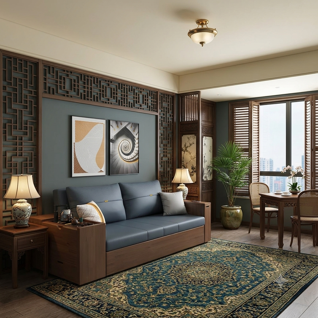 Sofa giường có hợp với phong cách Indochine không?
