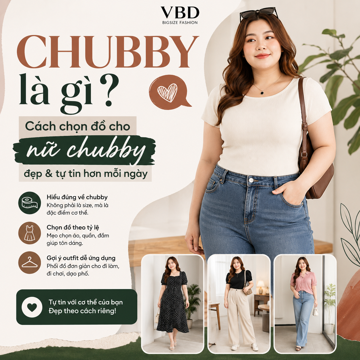 Chubby Là Gì? Cách Chọn Đồ Theo Tỷ Lệ Cho Nữ Chubby