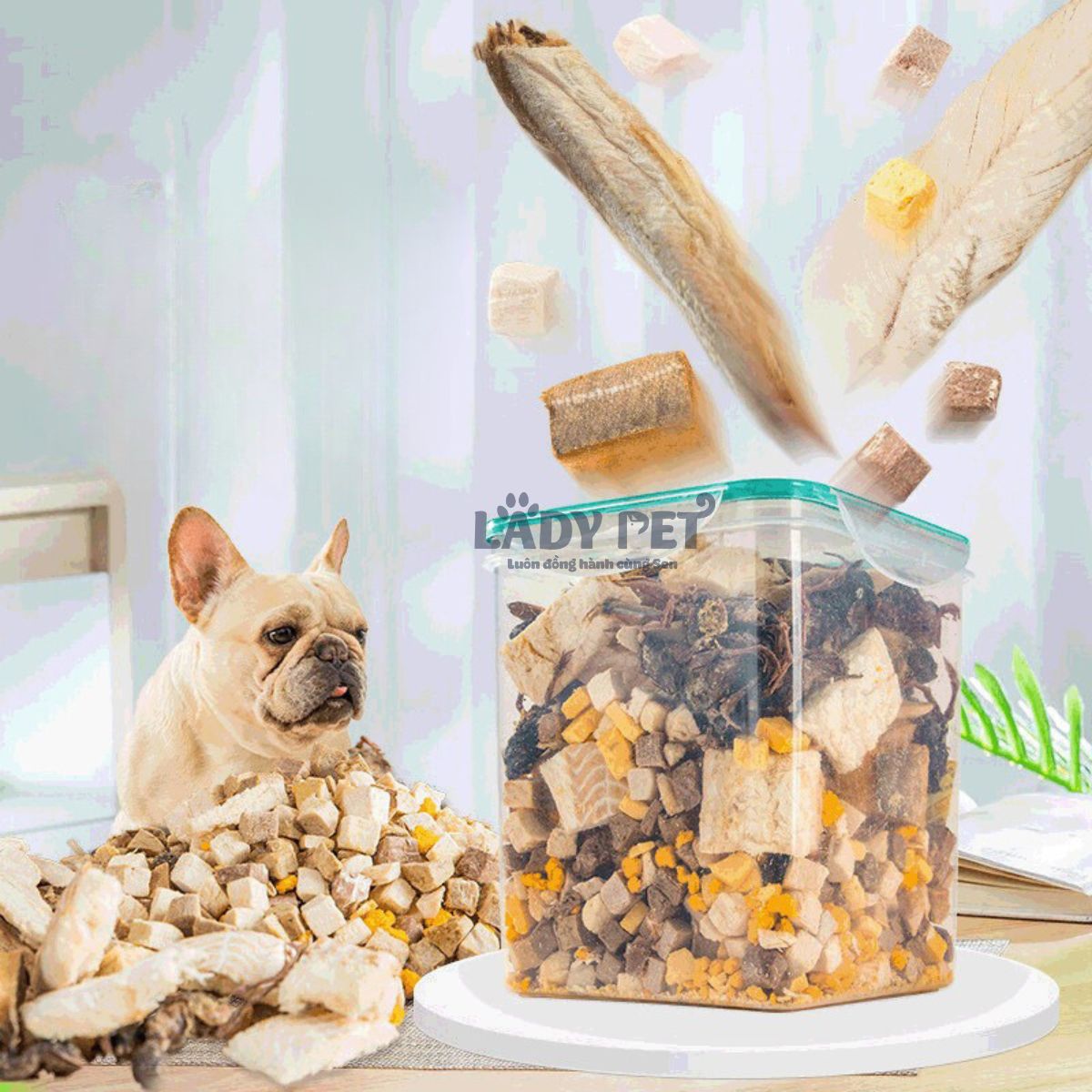 [Thịt Sấy Thường] Hộp Thịt Sấy Tổng Hợp Cho Chó Mèo Hộp 650G_thumbnail_8