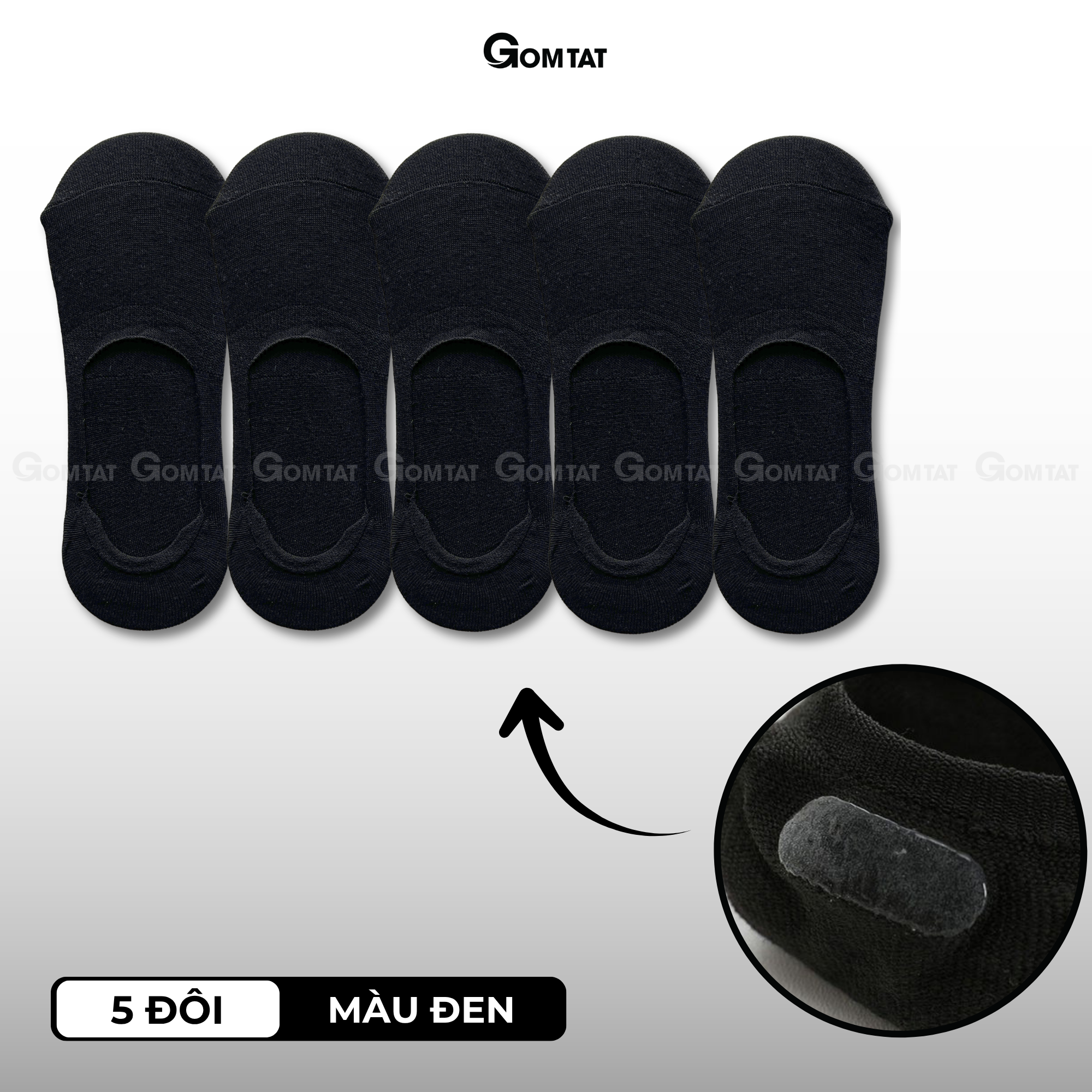 Combo tất nam mang giày lười GOMTAT, vớ mùa hè có đệm chống tuột gót KOL-LUOI-02_thumbnail_21