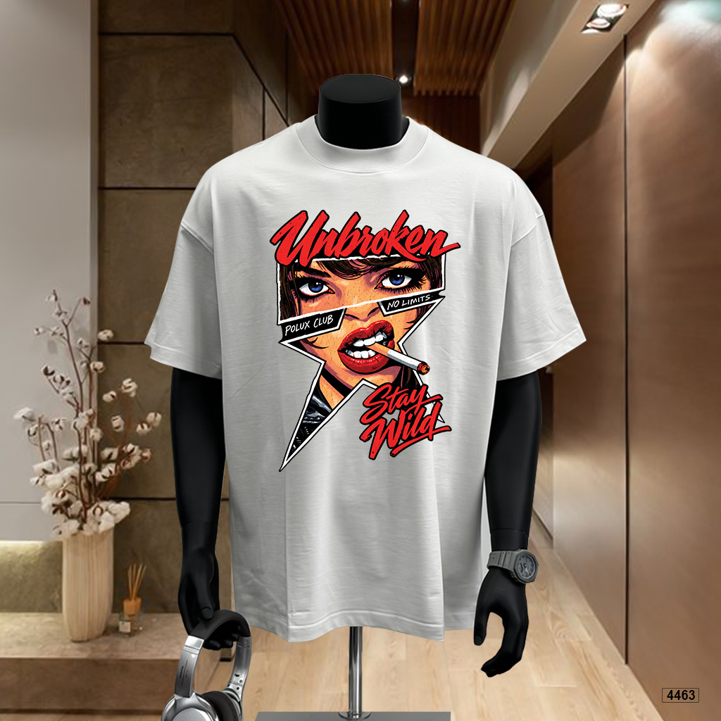 Áo thun nam form rộng streetwear thoáng mát Polux 4463_thumbnail_6