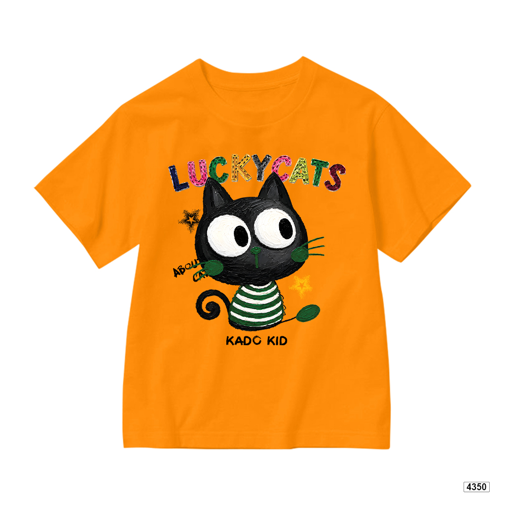 Áo thun bé trai bé gái form rộng Lucky Cats Kado 4350_thumbnail_14