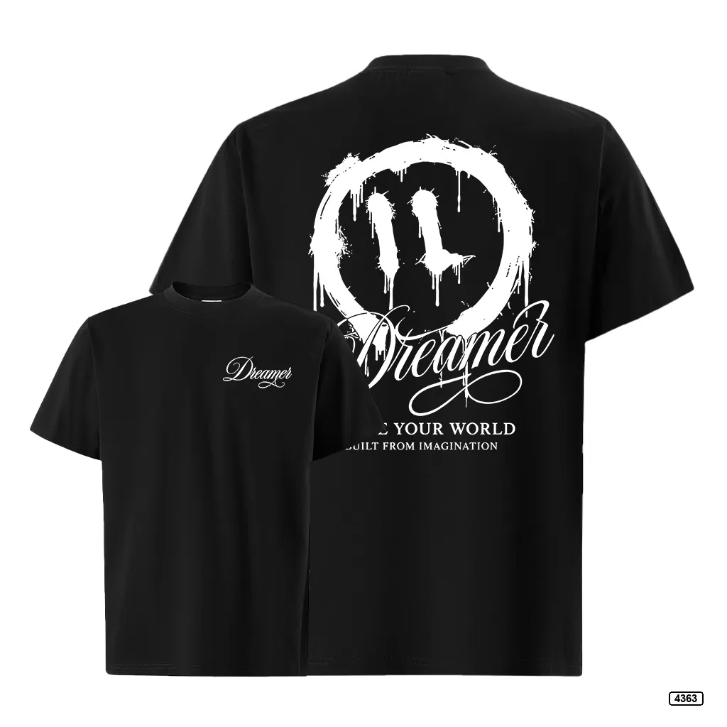 Áo thun nam form rộng Dreamer Slogan TeePrint 4363_thumbnail_10