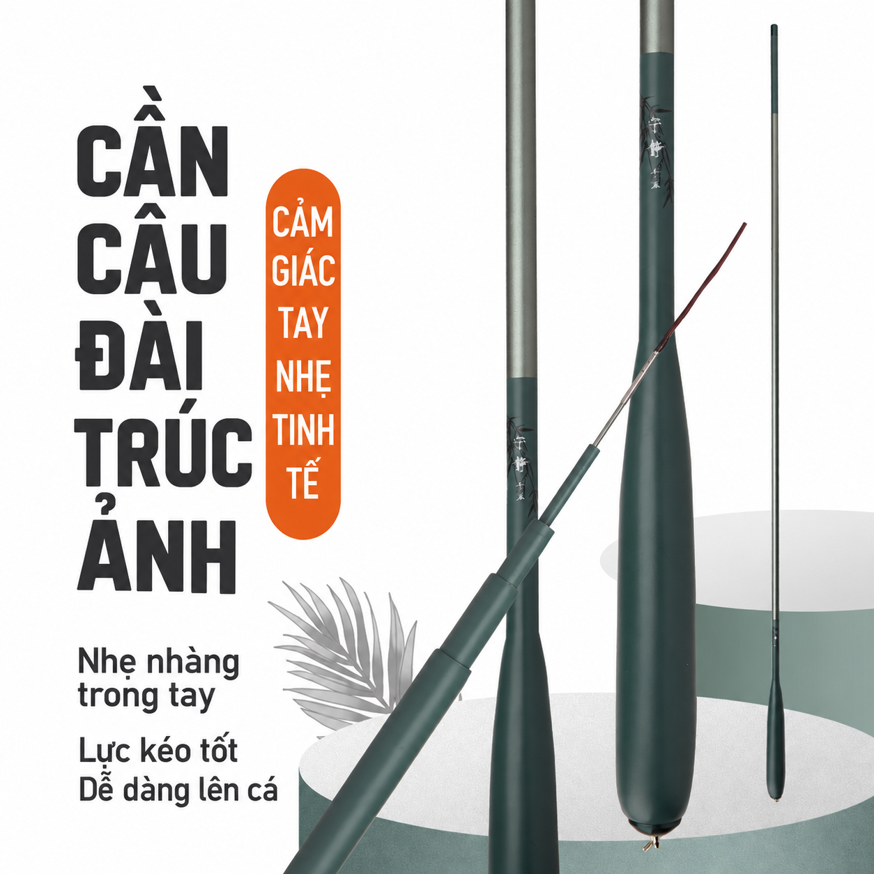 Cần Câu Đài Trúc Ảnh Độ Cứng 3H