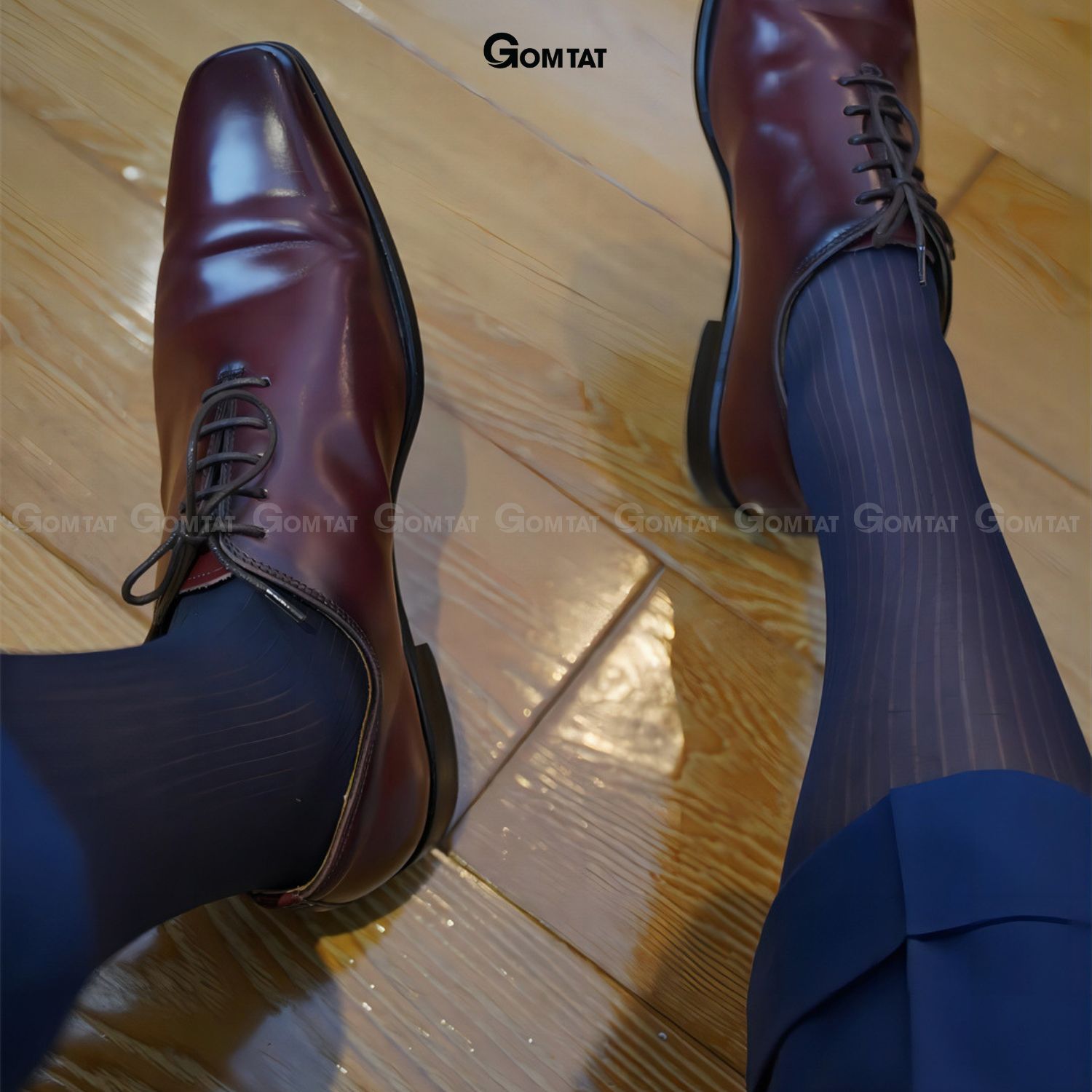 Hộp 5 đôi vớ công sở nam GOMTAT chất nylon cao cấp, họa tiết sọc gân xuyên thấu GEN-A094_thumbnail_7
