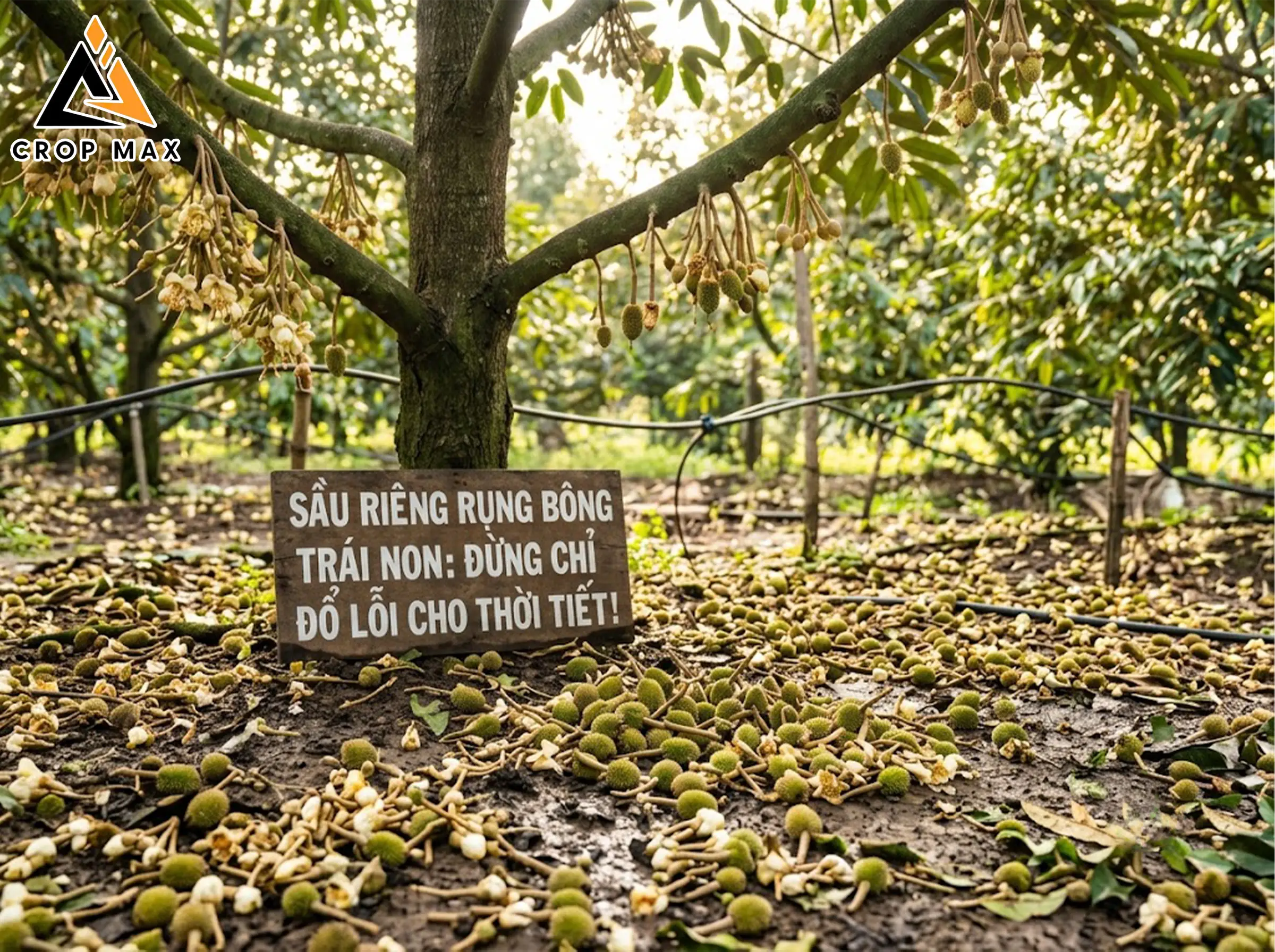 Sầu Riêng Rụng Bông Trái Non: Đừng Chỉ Đổ Lỗi Cho Thời Tiết!