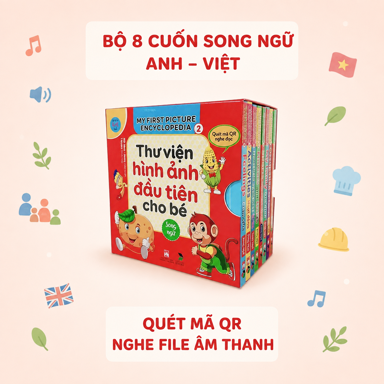 Thư Viện Hình Ảnh Đầu Tiên Cho Bé 0-6 Tuổi (Bộ 8 Quyển Tái Bản)Tập 2