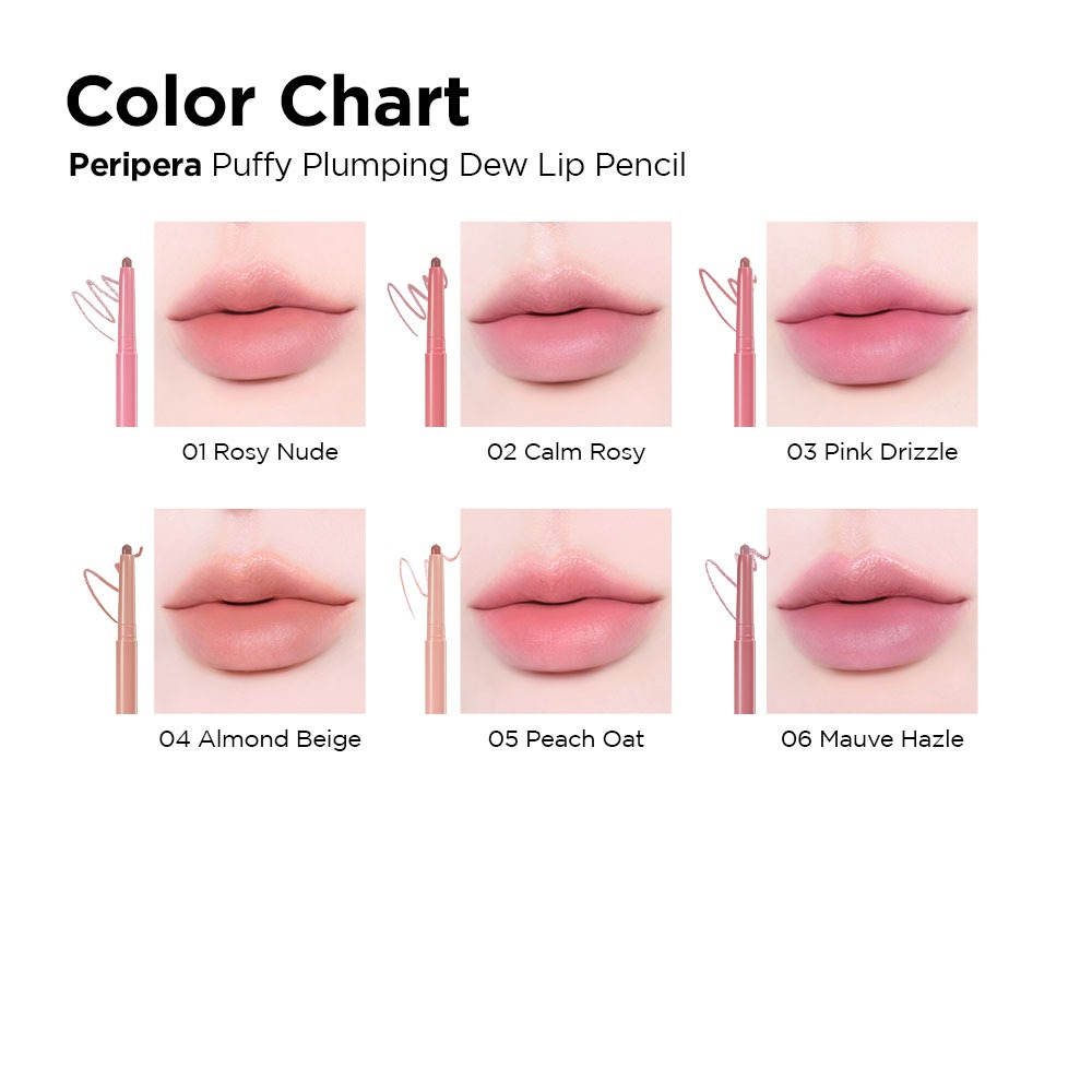 [PERIPERA] Chì kẻ môi Peripera Puffy Line Cover Lip Pencil