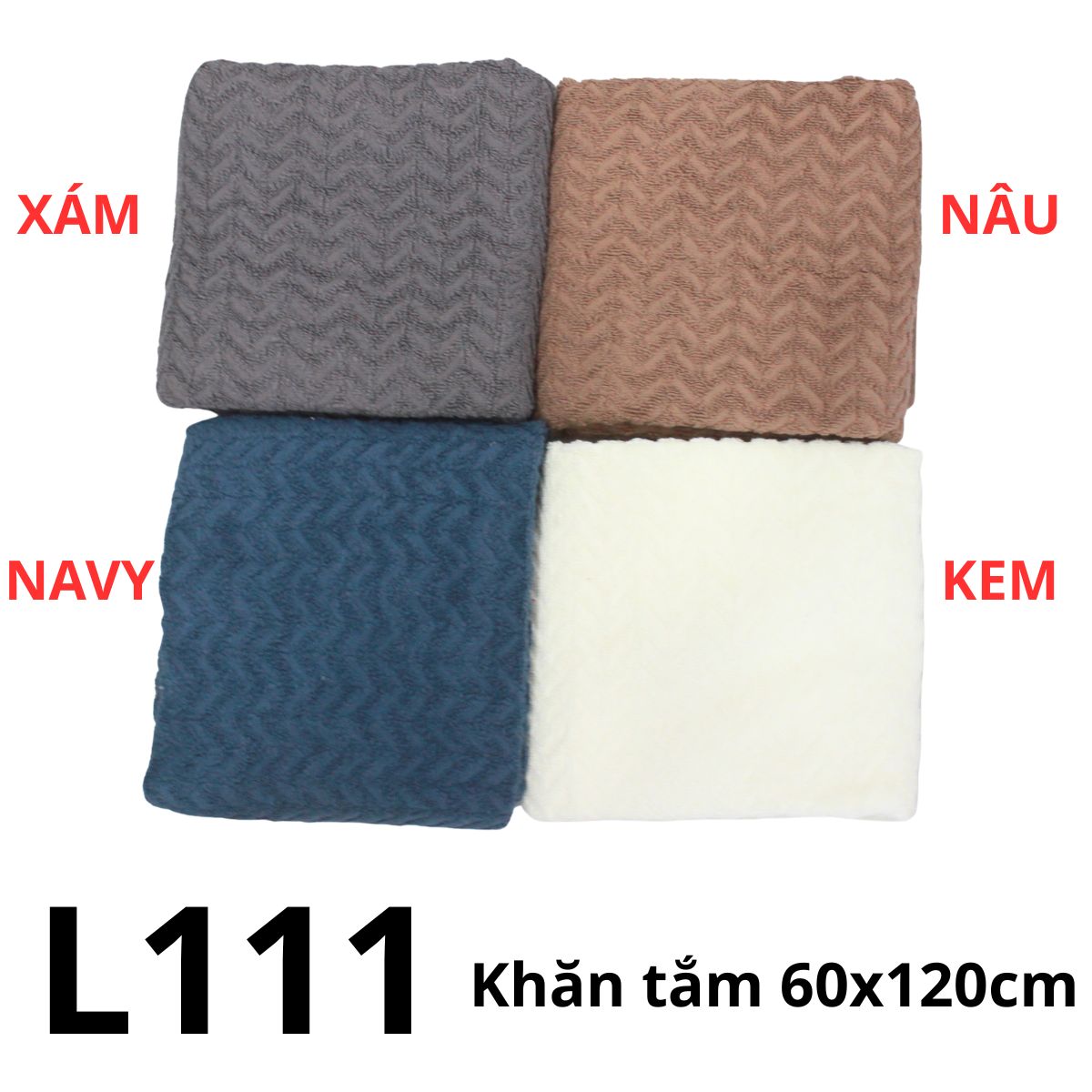 L111- Khăn tắm 60x120cm
