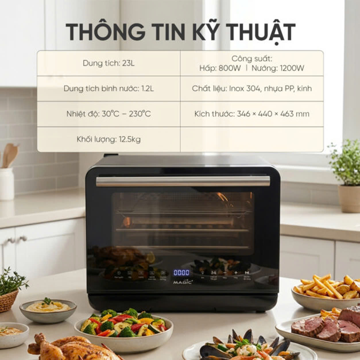NỒI CHIÊN KHÔNG DẦU KẾT HỢP HẤP Magic Eco_thumbnail_5