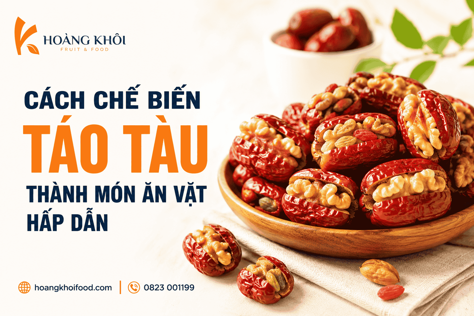 Cách chế biến táo tàu thành món ăn vặt hấp dẫn