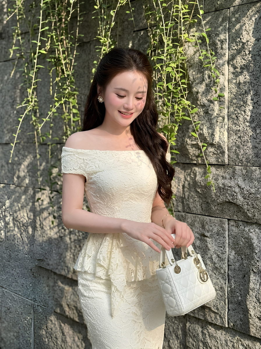 G52 - Đầm Ren Peplum Trễ Vai Cao Cấp_thumbnail_6