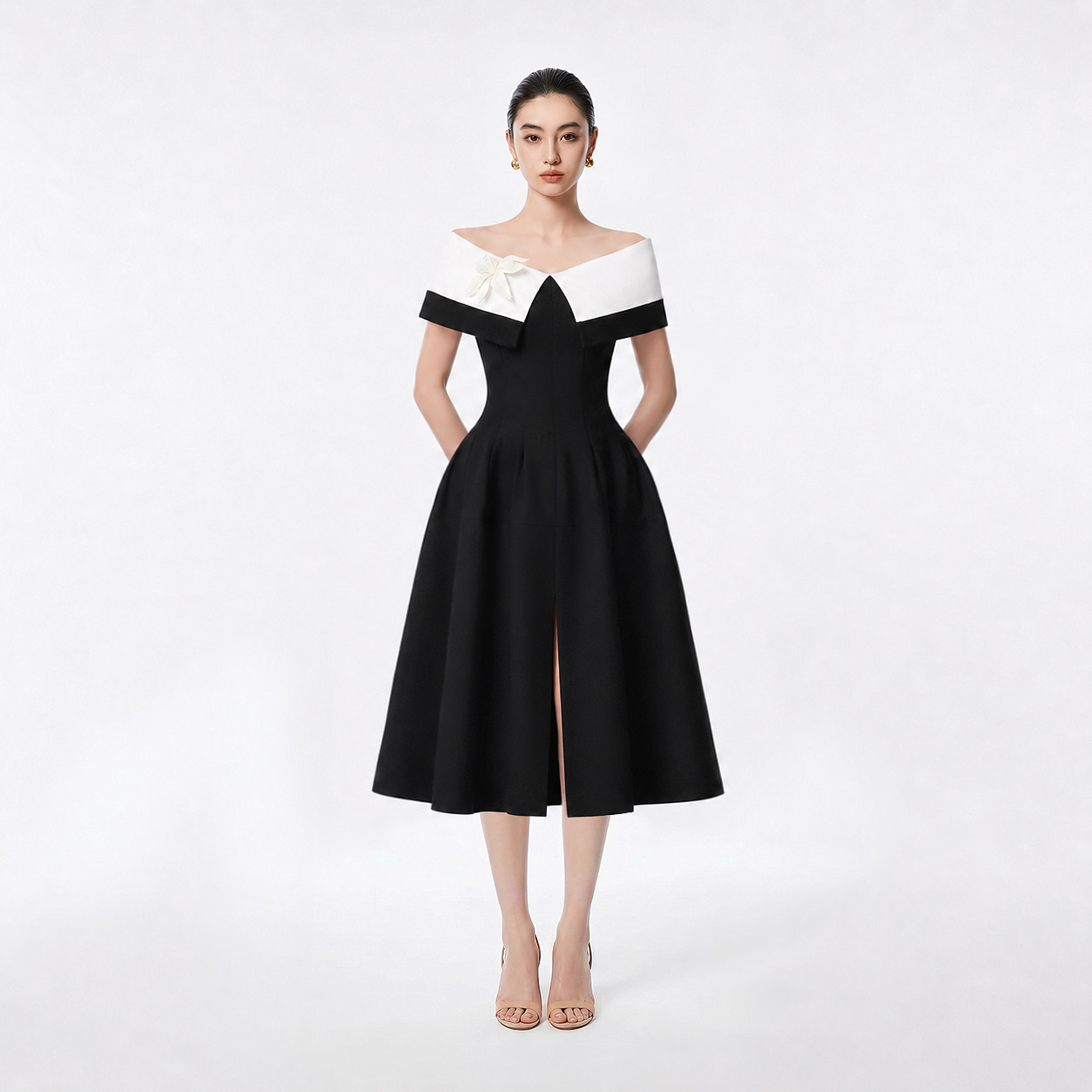 BLACK TESSA DRESS