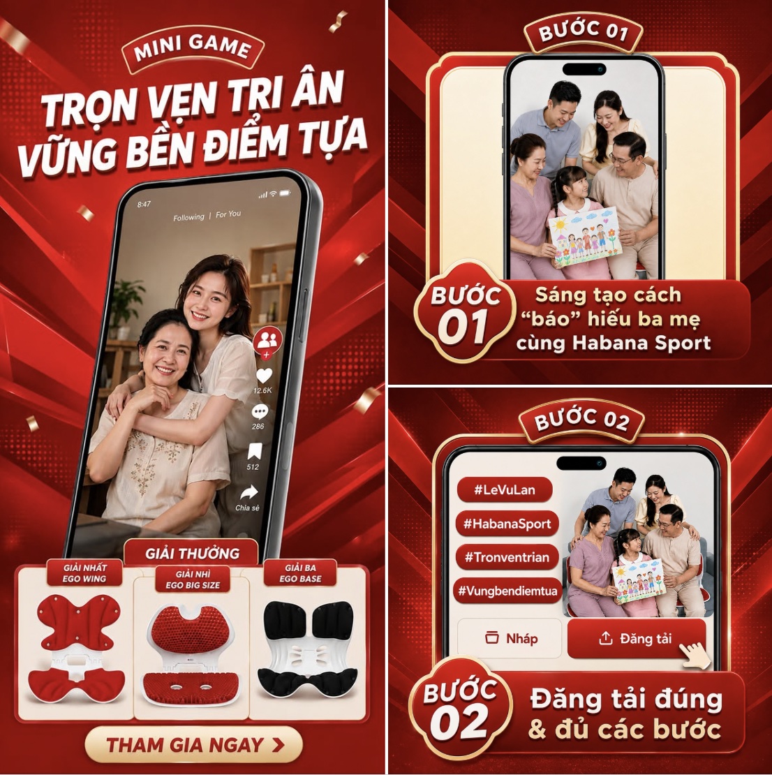 MINIGAME: TRỌN VẸN TRI ÂN – VỮNG BỀN ĐIỂM TỰA CÙNG HABANA SPORT