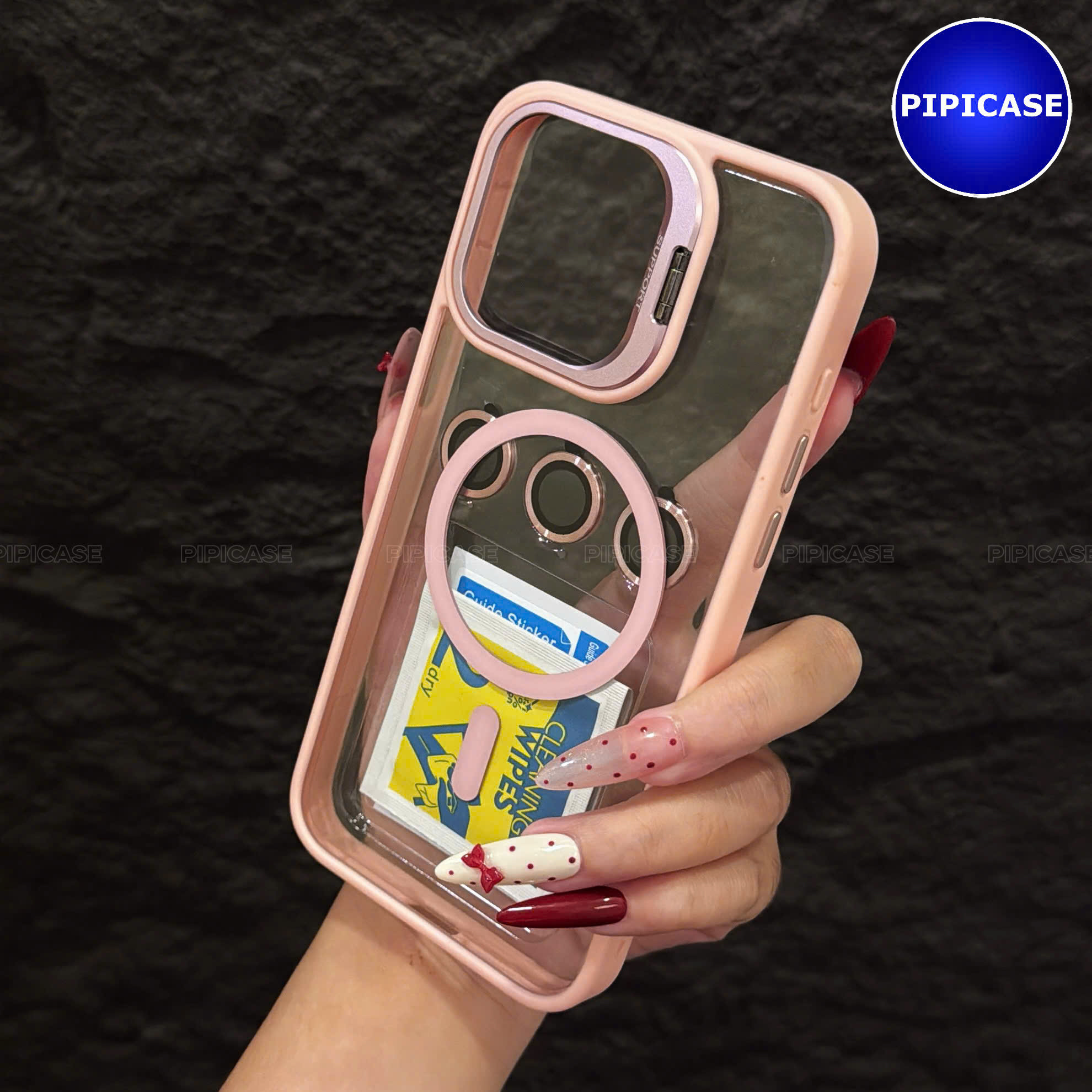 Ốp Lưng iPhone 14 Pro Max - Dansi - Hồng