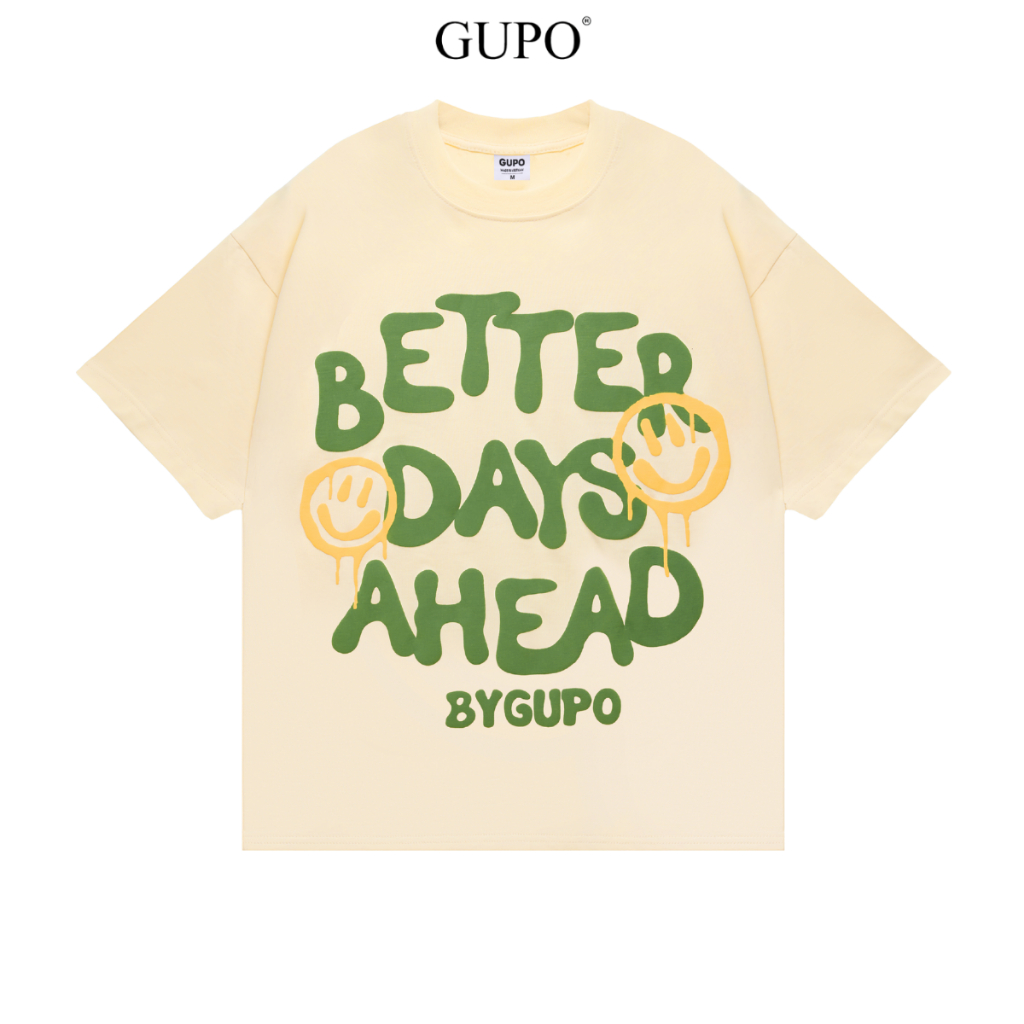 Áo Thun Oversize 280GSM In Phồng GUPO Local Brand Unisex Form Rộng Thời Trang TS036_thumbnail_4