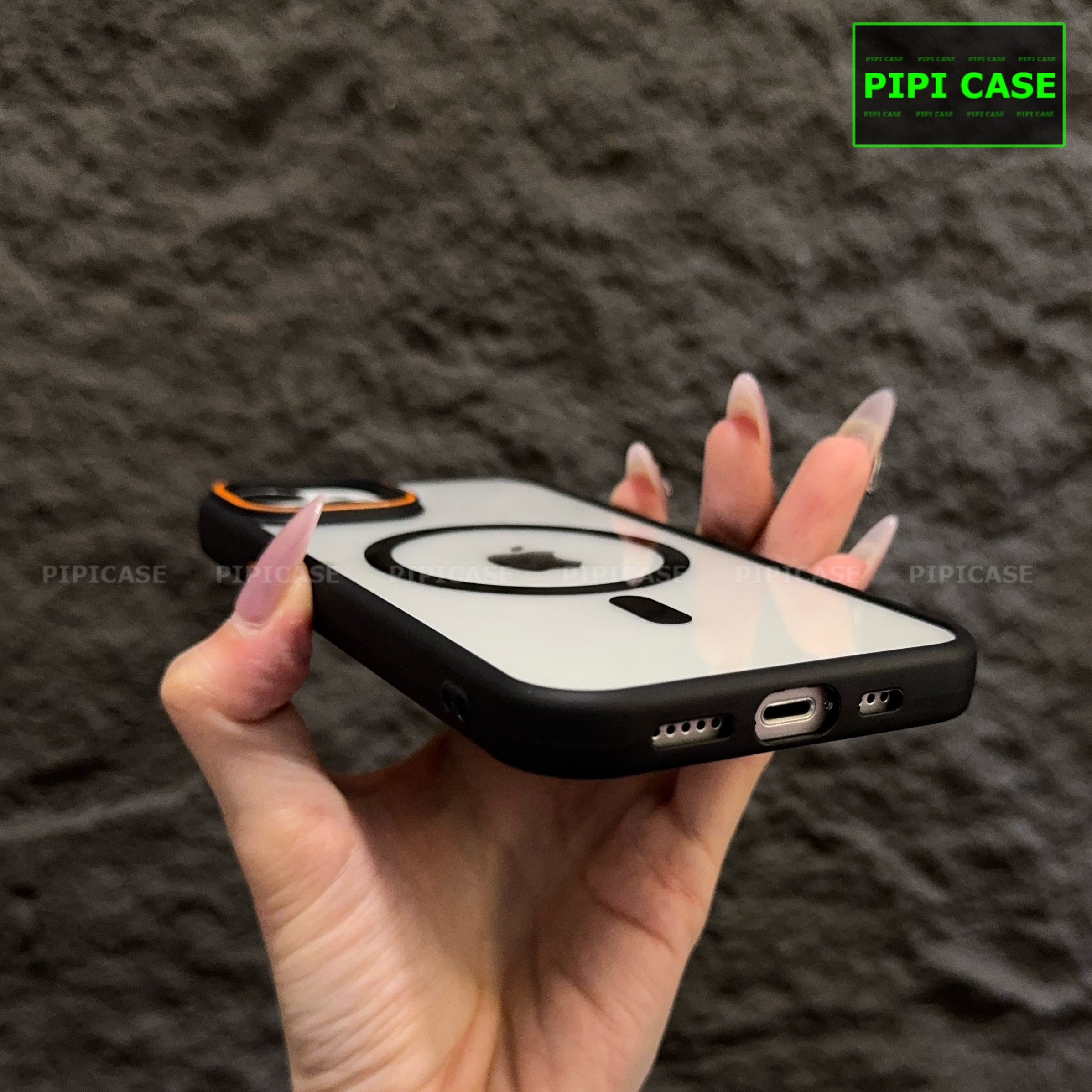 Ốp Lưng iPhone 14 Plus - KM Color - Đen_thumbnail_5