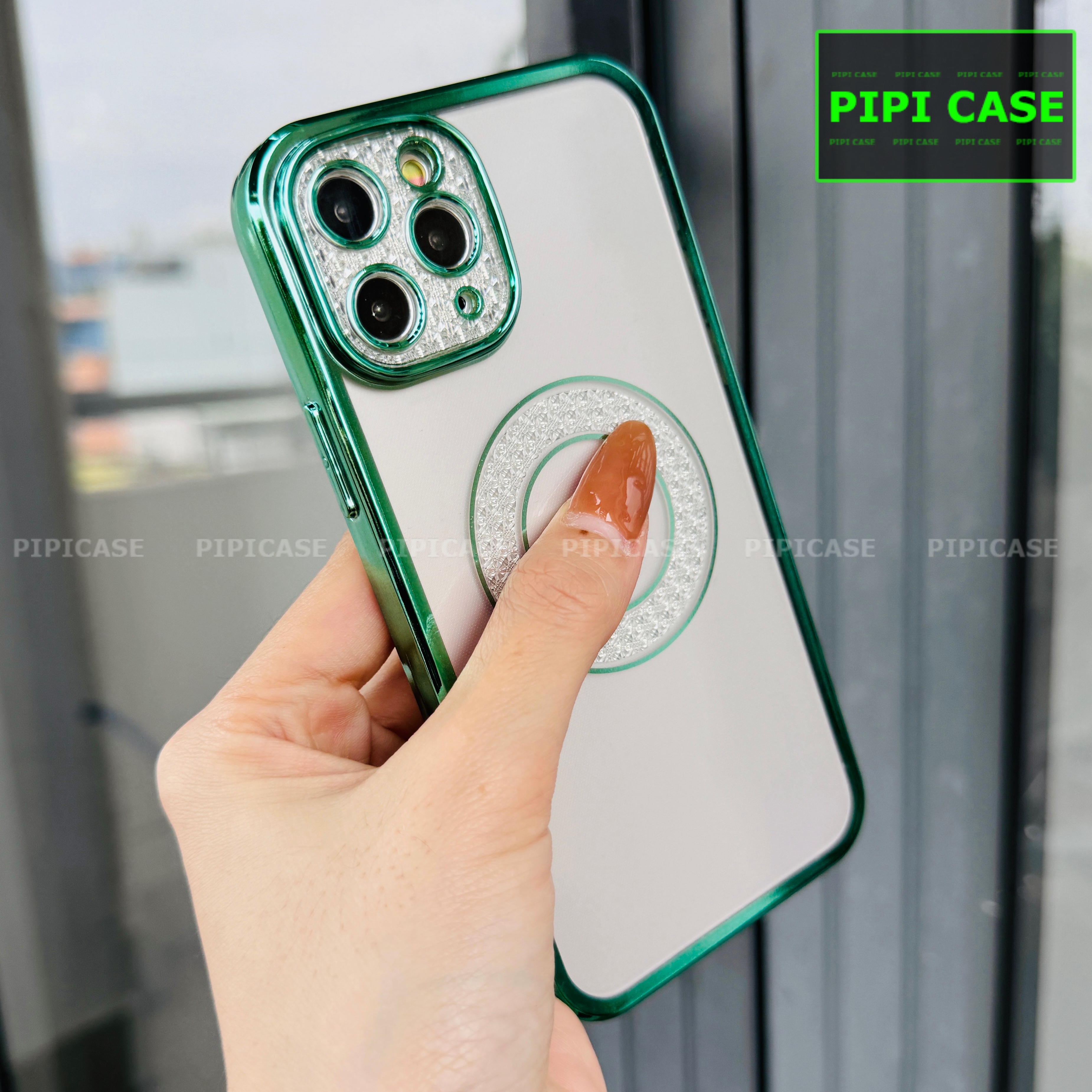 Ốp Lưng iPhone 12 Pro - Gemma - Xanh Mint_thumbnail_2